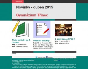 Newsletter - duben 2015,w